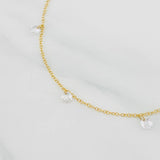 Pulso Modulable Rolo Circones Blancos 1.35g / 15cm - 17cm / 1.28mm Oro Amarillo 18K