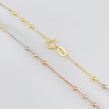 Cadena Aro Seguido 1.9g / 50cm / 2mm Tres Oros 18K