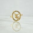 Herraje San Miguel Arcangel En Aro 1.65gr / 1.7cm / Oro Amarillo 18K