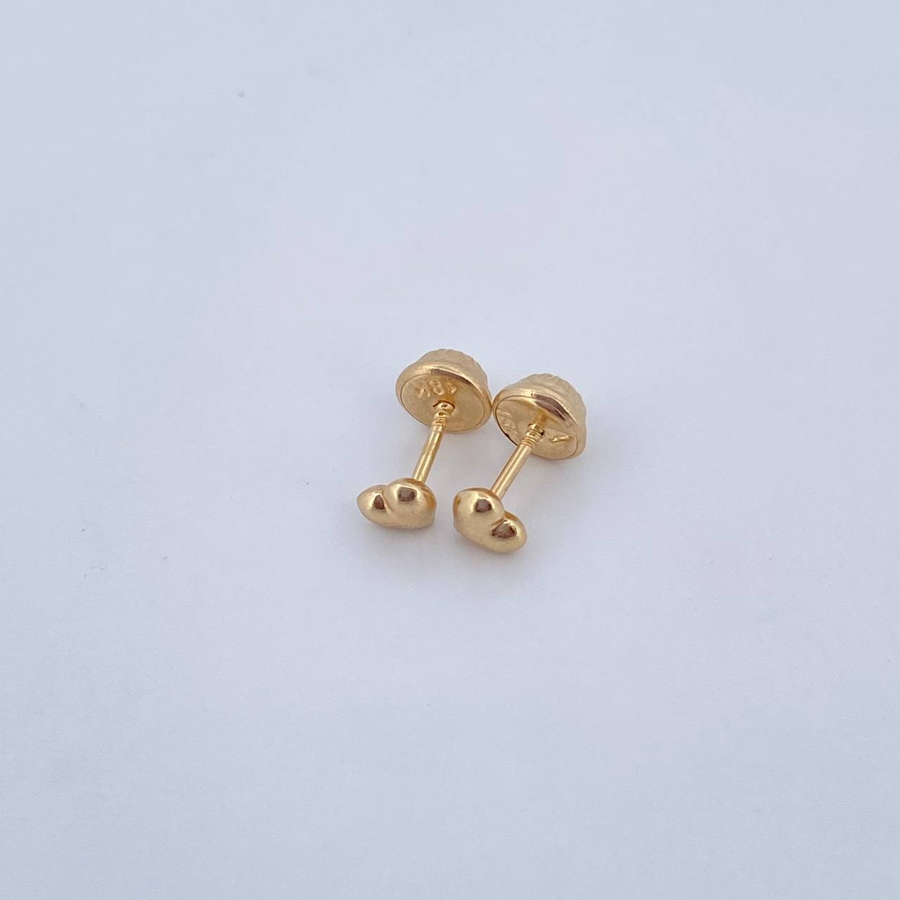 Topos Corazon 0.45gr / Troquelados Oro Amarillo 18K $