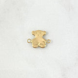 Herraje Oso TS 0.6gr / 1.5cm / Liso Oro Amarillo 18K ©