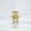 Herraje Oso TS 0.6gr / 1.5cm / Liso Oro Amarillo 18K ©