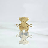 Herraje Oso TS 0.6gr / 1.5cm / Liso Oro Amarillo 18K ©