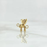 Herraje Oso 0.35gr / 1.1cm / Oro 18K
