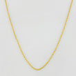 Cadena Militar 1.4g / 45cm / 0.8mm Oro Amarillo 18K