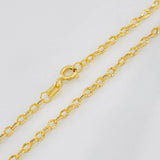 Cadena Aro Seguido Diamantada 1.85g / 55cm / 2.4mm Oro Amarillo 18K