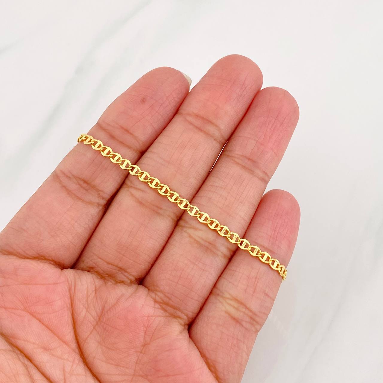 Pulso Escalera Volga 1.25g / 19cm / 2.7mm Oro Amarillo 18K