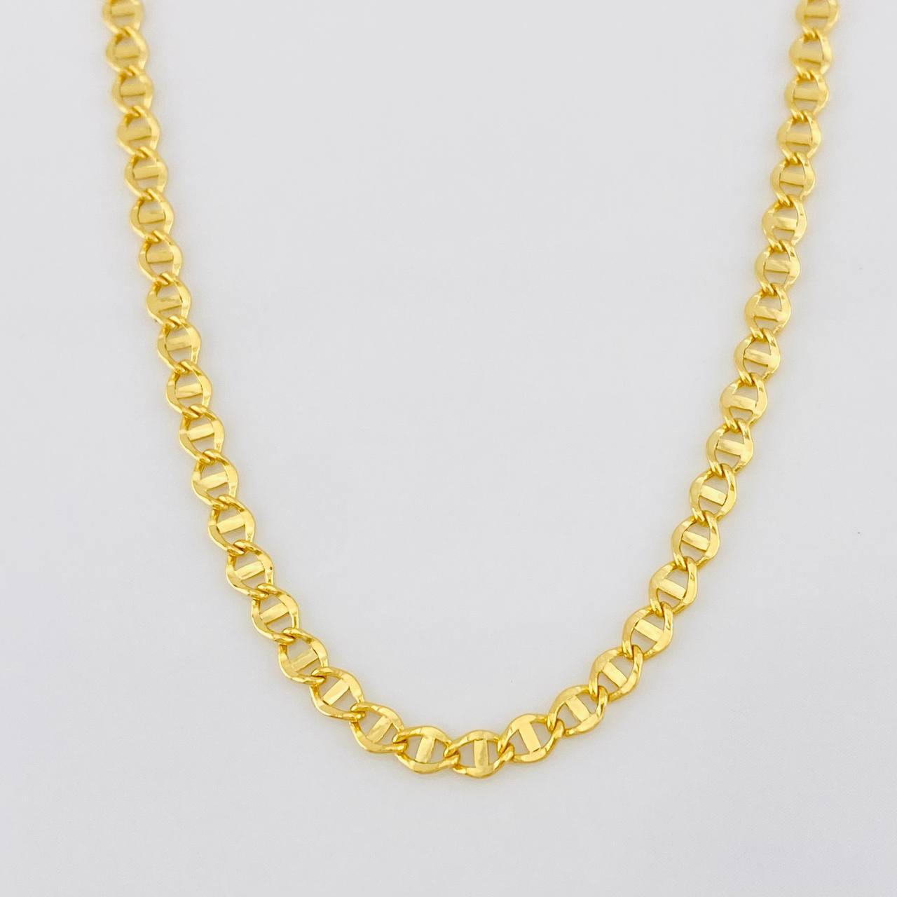 Cadena Escalera Volga 2.8g / 50cm / 2.7mm Oro Amarillo 18K