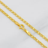 Cadena Escalera Volga 2.8g / 50cm / 2.7mm Oro Amarillo 18K