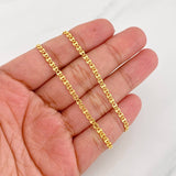 Cadena Escalera Volga 2.8g / 50cm / 2.7mm Oro Amarillo 18K