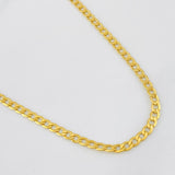 Cadena Cubana 6.05g / 60cm / 3.4mm Oro Amarillo 18K