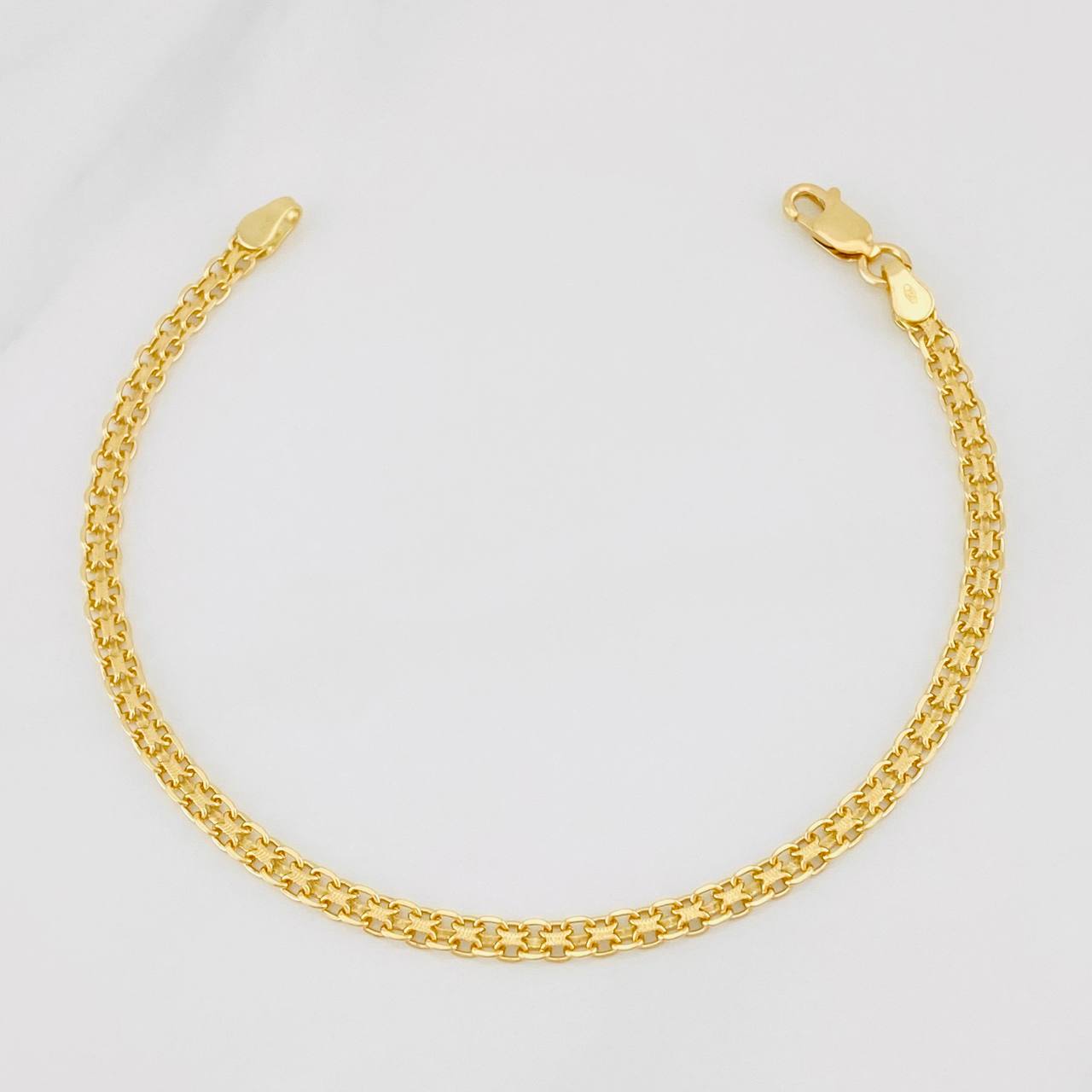 Pulso Chino 4.2g / 19cm / 3.2mm Oro Amarillo 18K