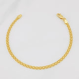 Pulso Chino 4.2g / 19cm / 3.2mm Oro Amarillo 18K