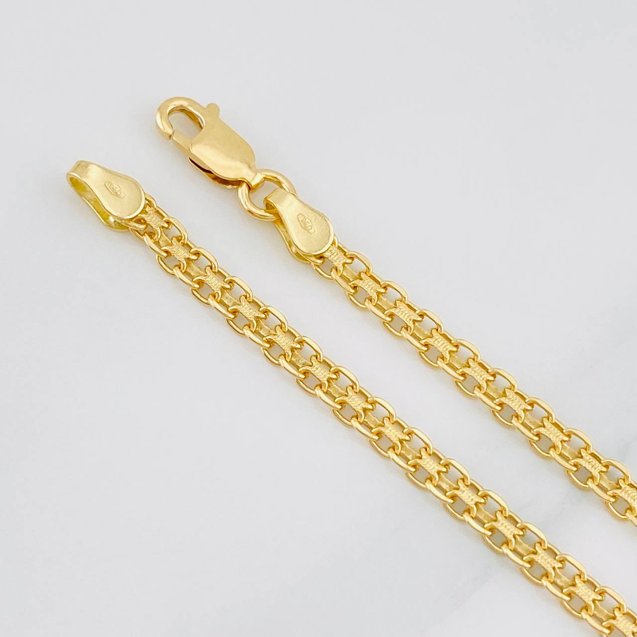 Pulso Chino 4.2g / 19cm / 3.2mm Oro Amarillo 18K