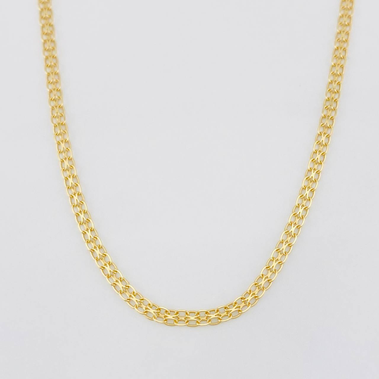 Cadena China 3.35g / 50cm / 2.2mm Oro Amarillo 18K