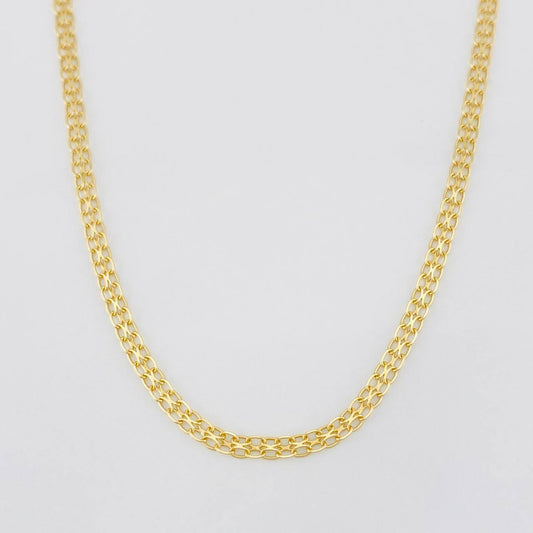 Cadena China 3.35g / 50cm / 2.2mm Oro Amarillo 18K
