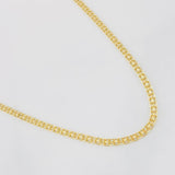 Cadena China 3.35g / 50cm / 2.2mm Oro Amarillo 18K