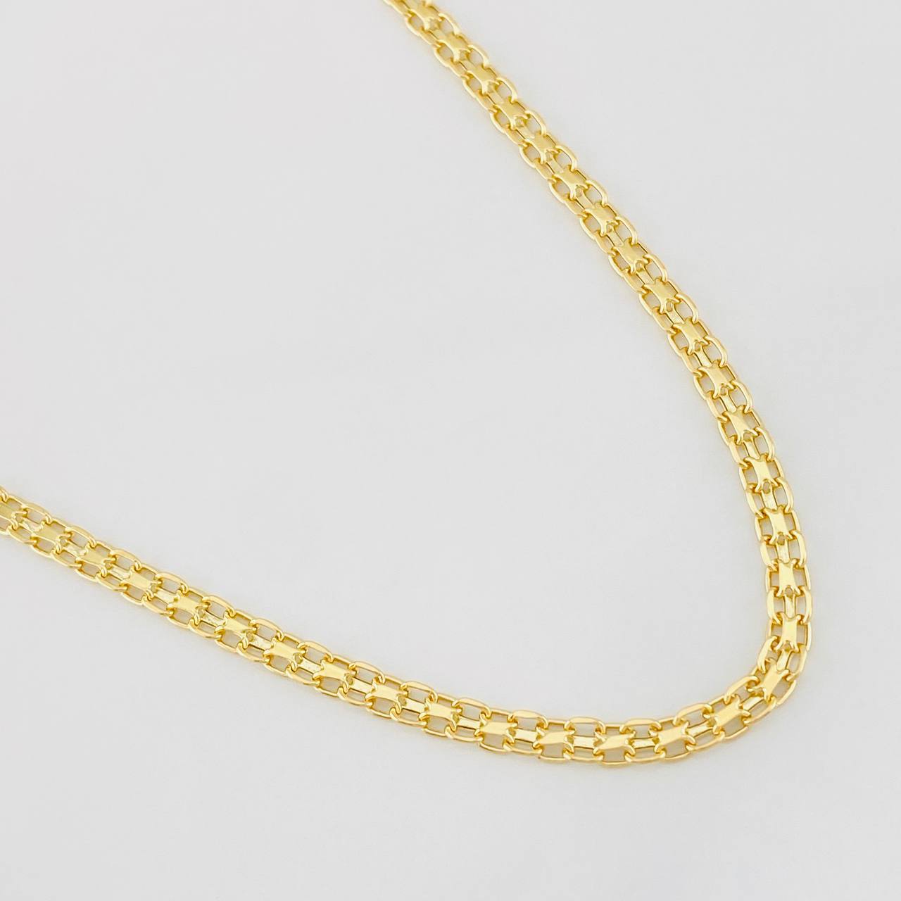Cadena China 4.9g / 50cm / 3.2mm Oro Amarillo 18K