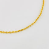 Pulso Lazo 0.8g / 18cm / 1.8mm Oro Amarillo 18K