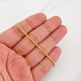 Pulso Lazo 0.8g / 18cm / 1.8mm Oro Amarillo 18K