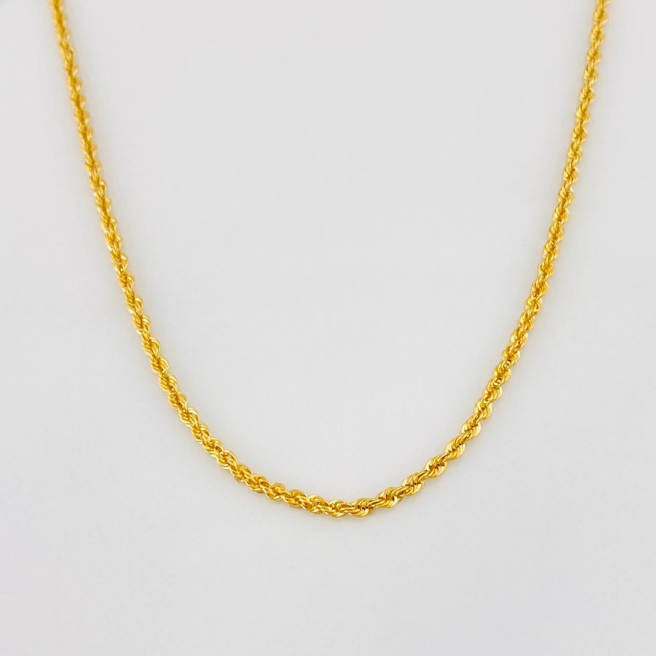 Cadena Lazo 2.05g / 60cm / 1.6mm Oro Amarillo 18K