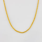 Cadena Lazo 2.05g / 60cm / 1.6mm Oro Amarillo 18K