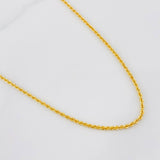 Cadena Lazo 1.6g / 45cm / 1.7mm Oro Amarillo 18K