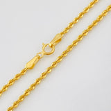 Cadena Lazo 2.7g / 45cm / 2mm Oro Amarillo 18K