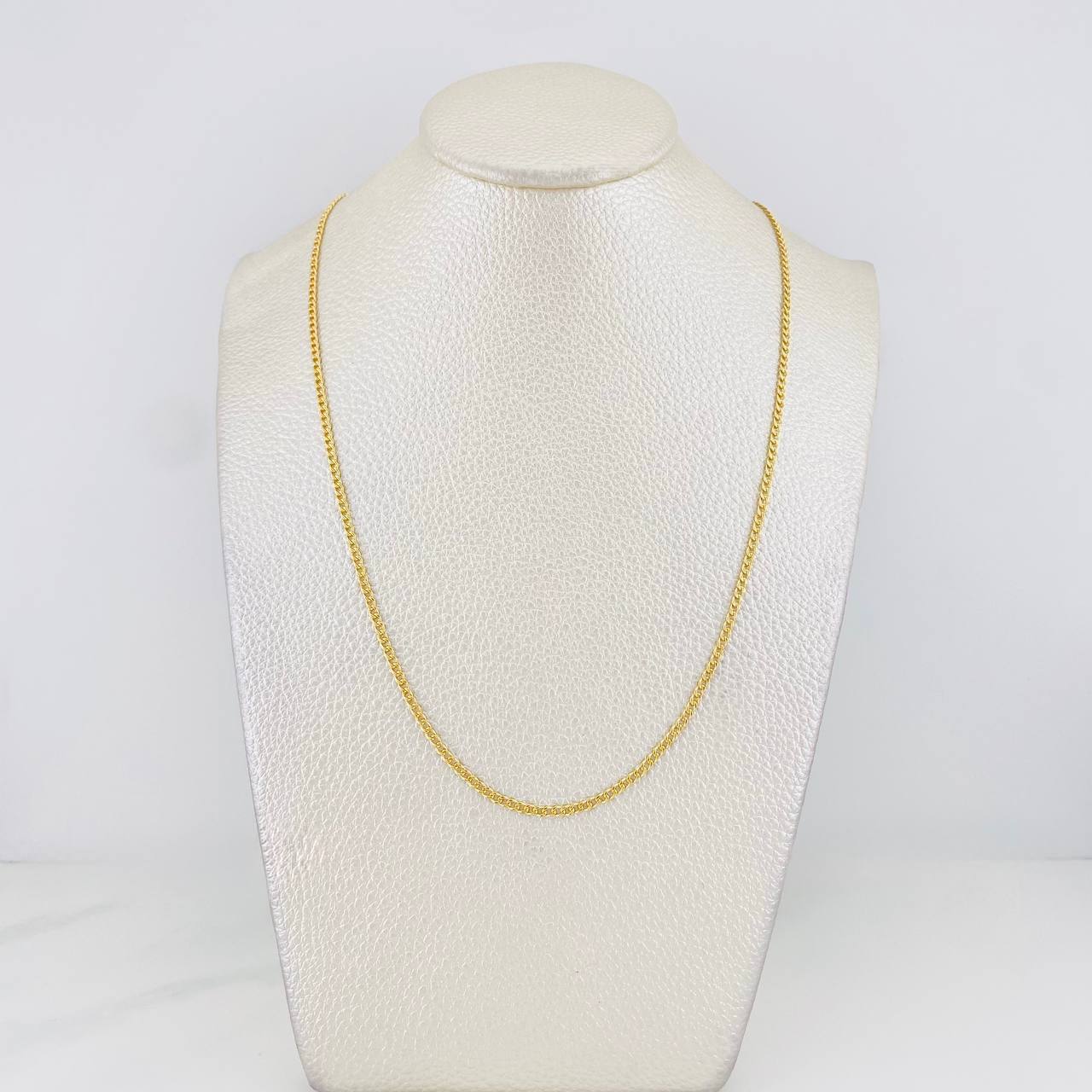 Cadena Cubana 1.55g / 45cm / 1.9mm Oro Amarillo 18K