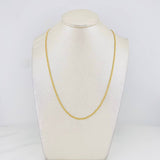 Cadena Cubana 1.55g / 45cm / 1.9mm Oro Amarillo 18K