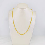 Cadena Cubana 6.75g / 60cm / 3.1mm Oro Amarillo 18K