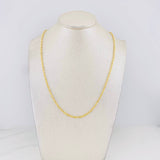 Cadena Aro Seguido Diamantada 1.85g / 55cm / 2.4mm Oro Amarillo 18K