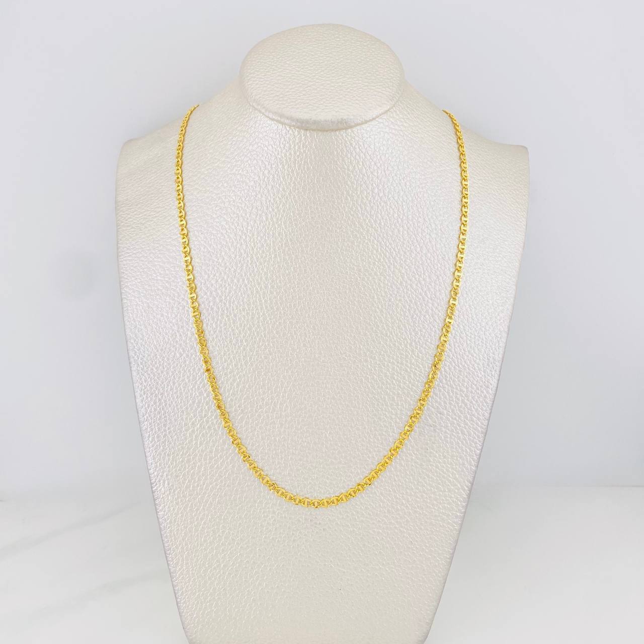 Cadena Escalera Volga 2.8g / 50cm / 2.7mm Oro Amarillo 18K