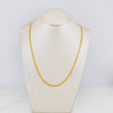Cadena Cubana 6.05g / 60cm / 3.4mm Oro Amarillo 18K