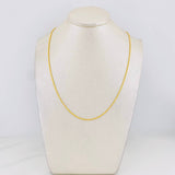 Cadena Lazo 0.9g / 45cm / 1.1mm Oro Amarillo 18K