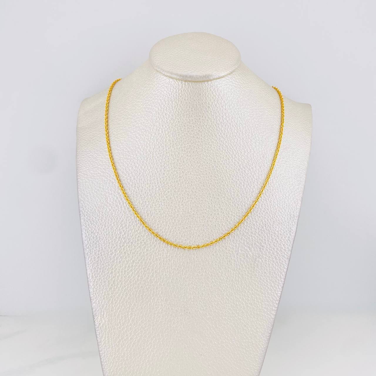 Cadena Lazo 1.65g / 45cm / 1.6mm Oro Amarillo 18K