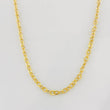 Cadena Aro Seguido Diamantada 1.85g / 55cm / 2.4mm Oro Amarillo 18K