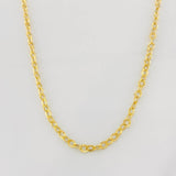 Cadena Aro Seguido Diamantada 1.85g / 55cm / 2.4mm Oro Amarillo 18K