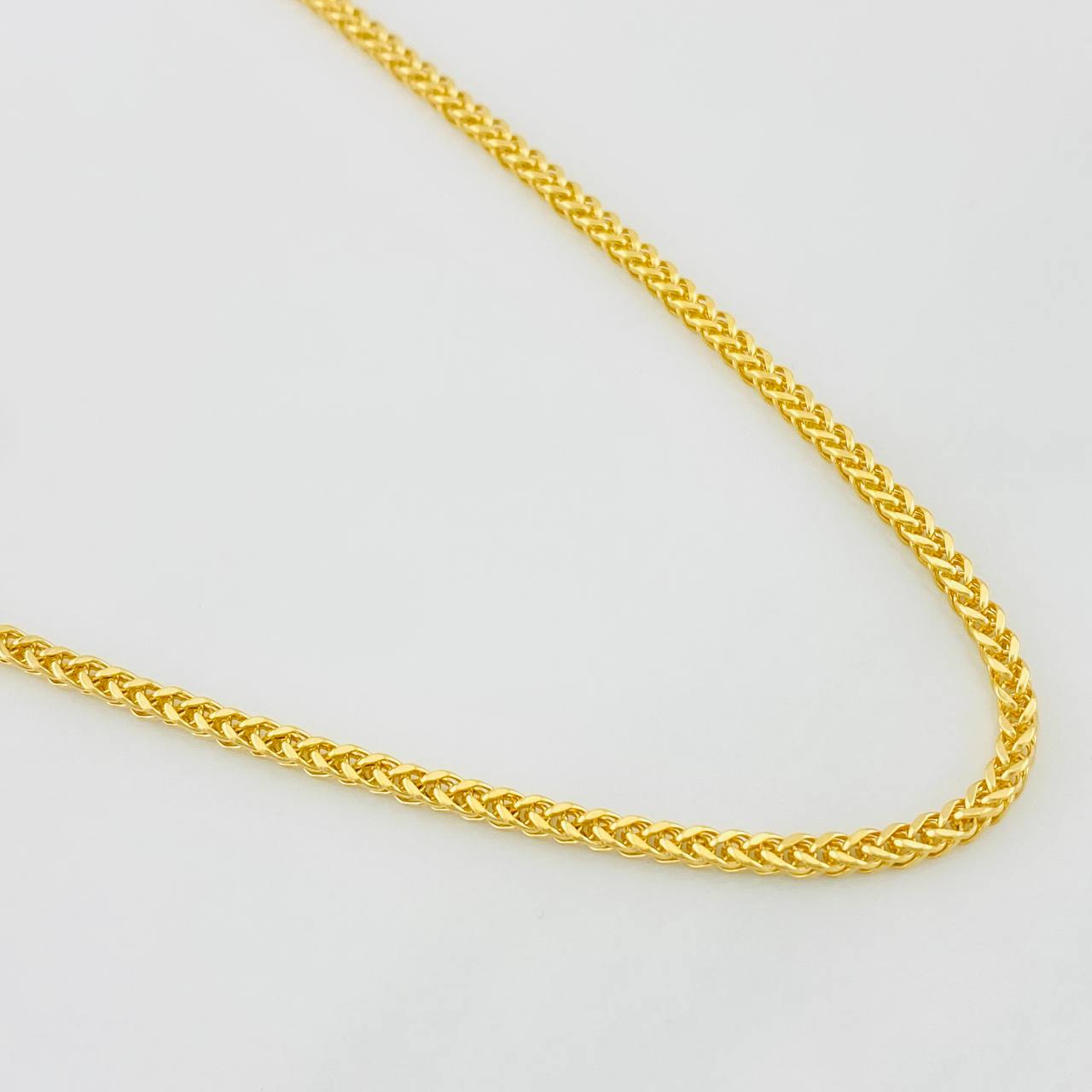 Cadena Franco 6.8g / 60cm / 2mm Oro Amarillo 18K