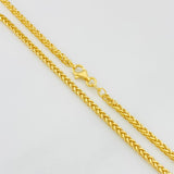 Cadena Franco 6.8g / 60cm / 2mm Oro Amarillo 18K