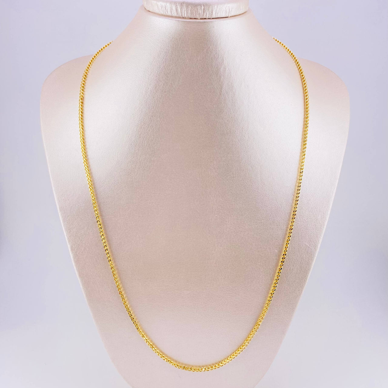 Cadena Franco 6.8g / 60cm / 2mm Oro Amarillo 18K