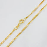 Cadena Cubana 2g / 45cm / 1.7mm Oro Amarillo 18K