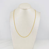 Cadena Cubana 2g / 45cm / 1.7mm Oro Amarillo 18K