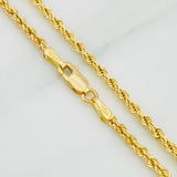 Cadena Lazo 3.1g / 50cm / 2.1mm Oro Amarillo 18K