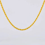Cadena Lazo 2.7g / 45cm / 2mm Oro Amarillo 18K