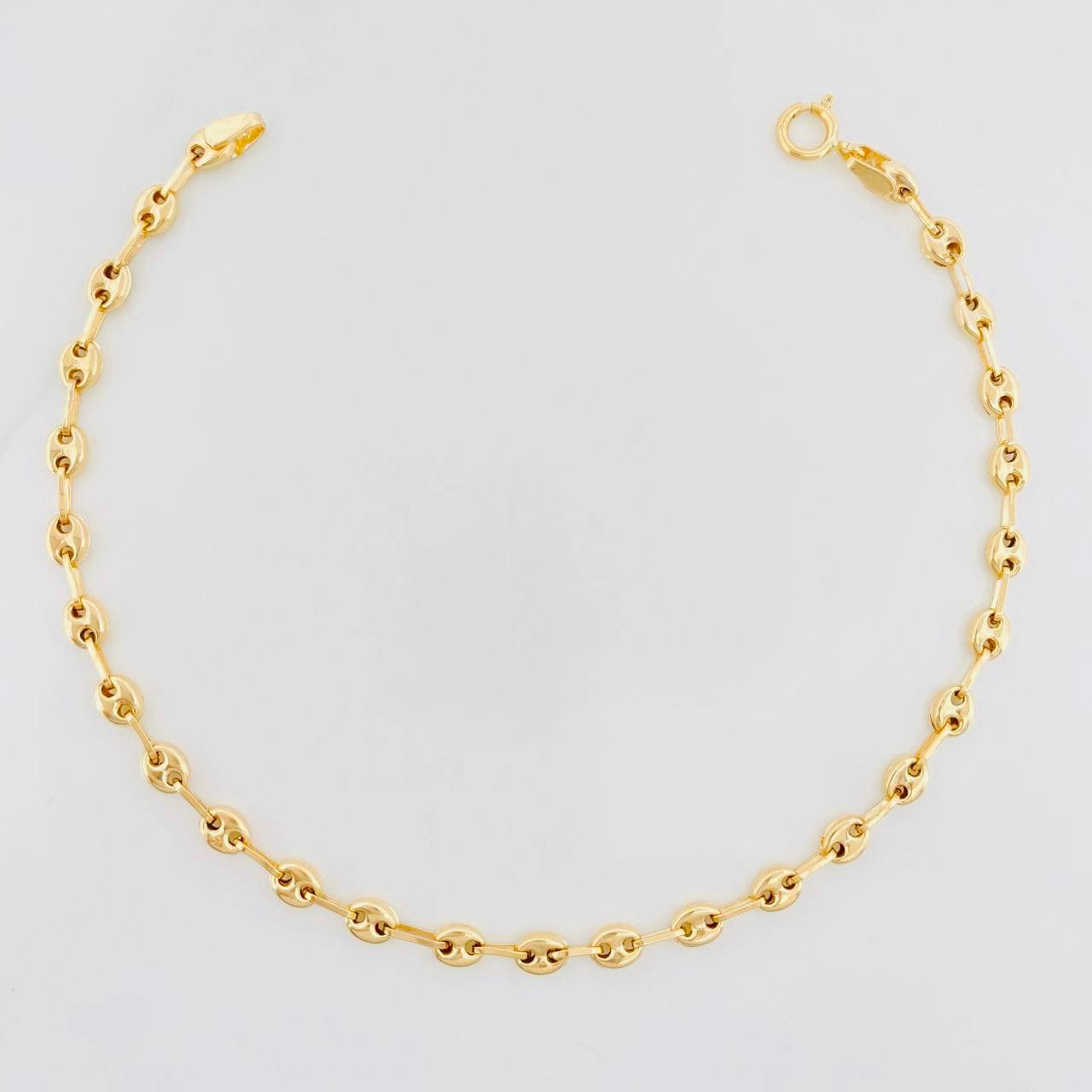 Tobillera GC 2.95g / 25cm / 3.8mm Oro Amarillo 18K