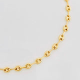 Tobillera GC 3.2g / 25cm / 3.6mm Oro Amarillo 18K