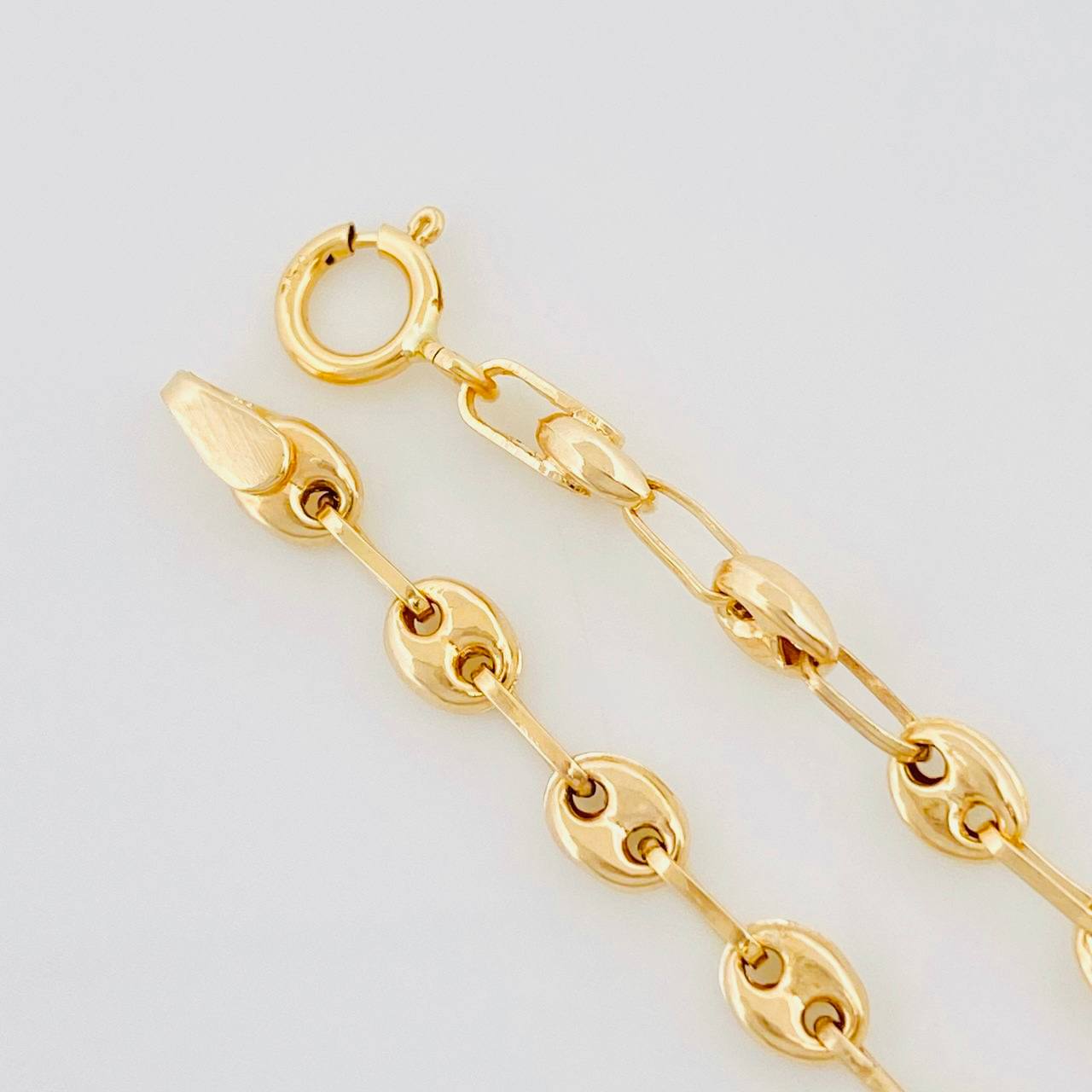 Tobillera GC 3.2g / 25cm / 3.6mm Oro Amarillo 18K