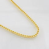 Cadena Franco 7.7g / 60cm / 1.95mm Oro Amarillo 18K