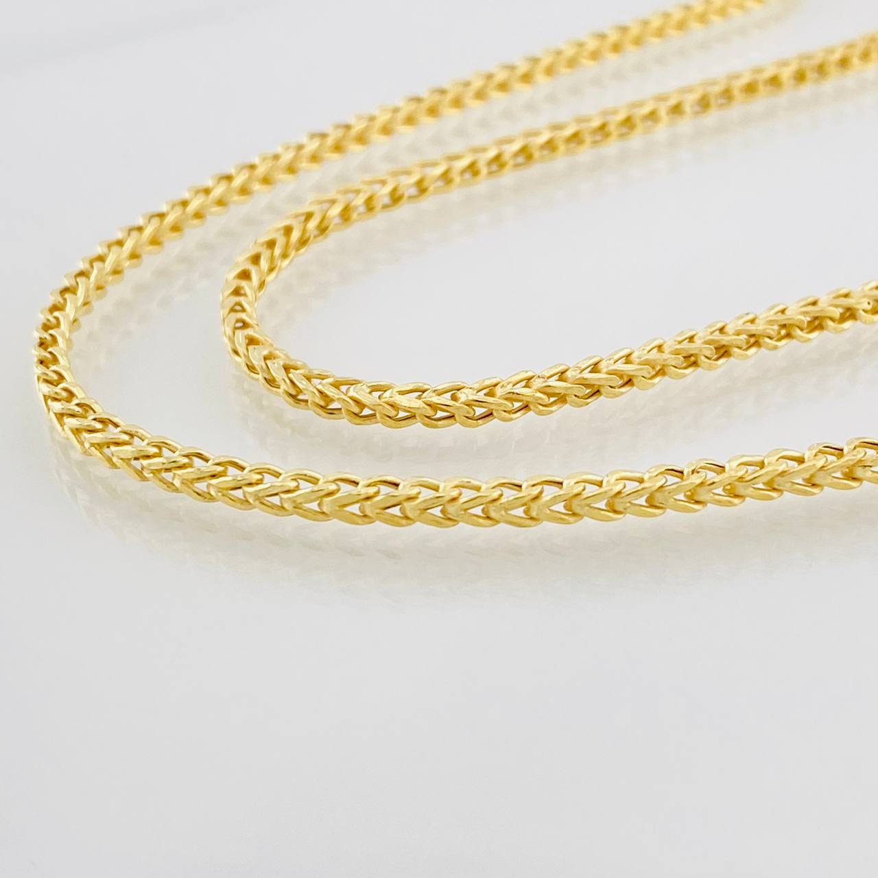 Cadena Franco 7.7g / 60cm / 1.95mm Oro Amarillo 18K